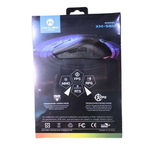 Ergonomic Gaming Mouse  Model: XM650 - Image 6