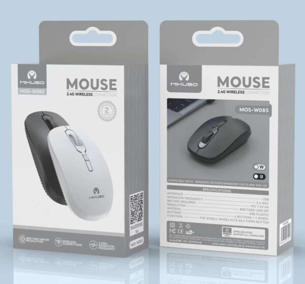 Mikuso Coloured Wireless  Mouse     (MOS-W085)